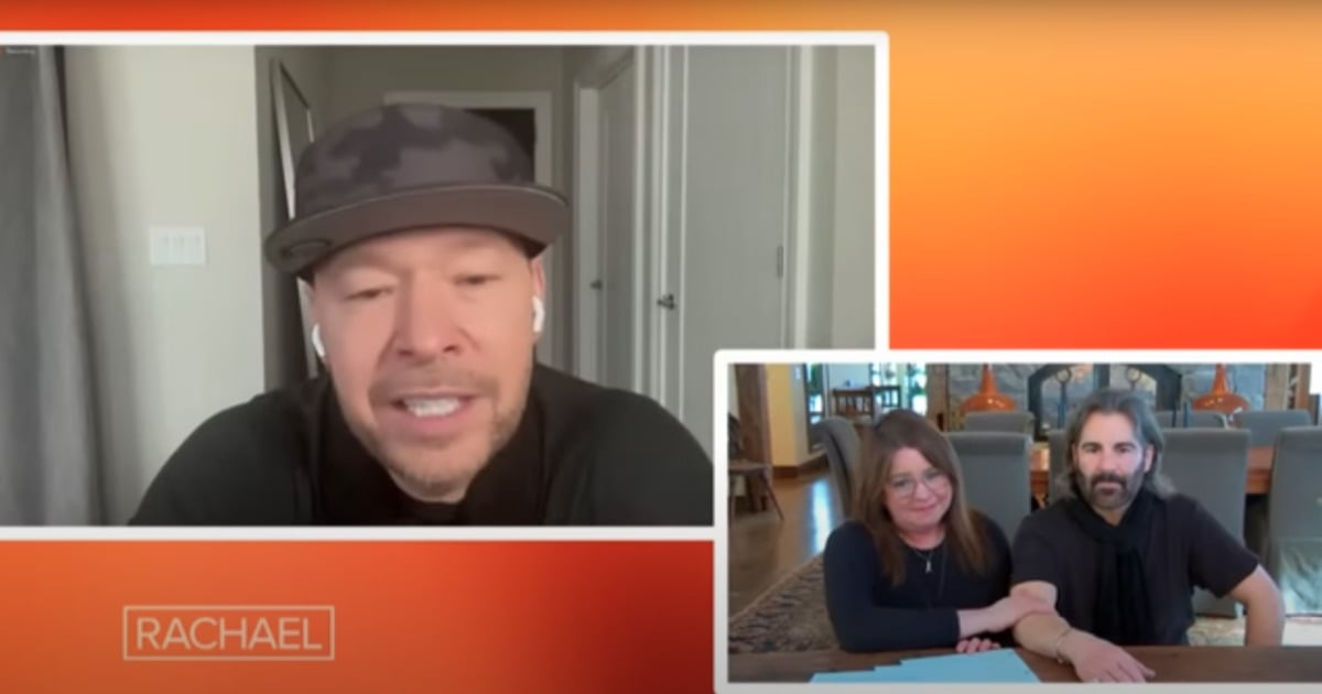 Donnie Wahlberg has kind words for rachael ray
