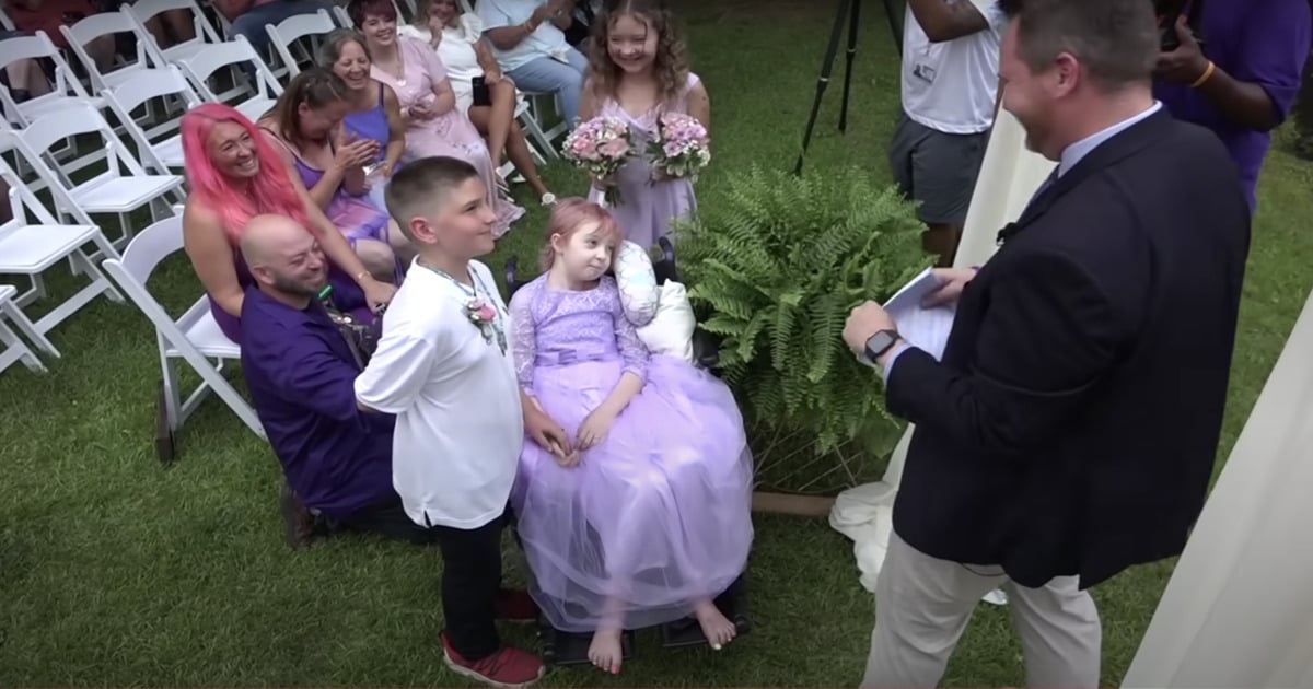 wedding ceremony held for 10-year-old before her passing