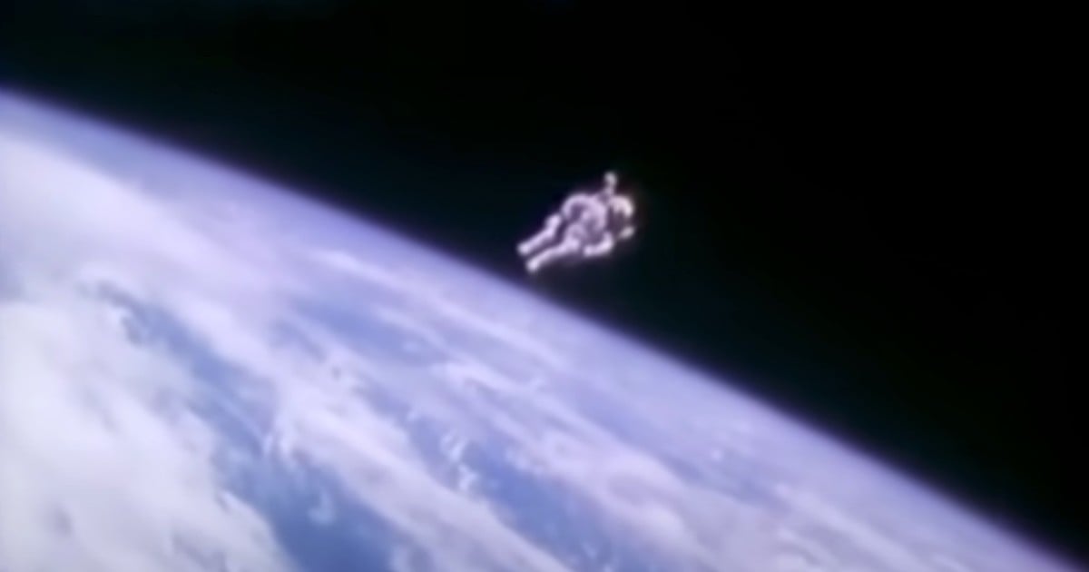 astronaut shares details behind the "most terrifying" photo taken in space