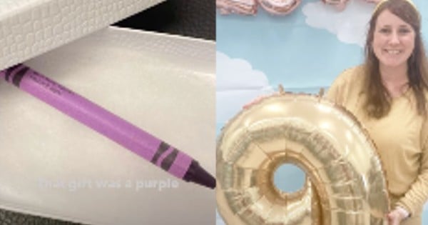 Teacher Explains the Significance of Purple Crayon from Student and Why It Means So Much
