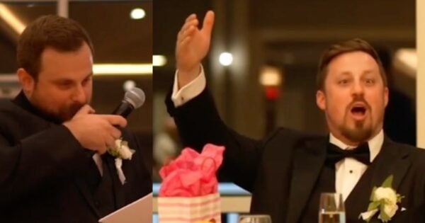 Groom’s Jaw Drops As Best Man Speech from Brother Brings Forth a Shocking Confession