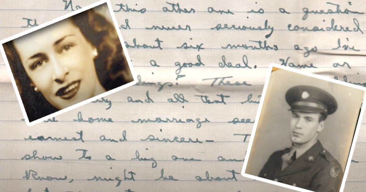 love letters from WWII Evangeline Poteat